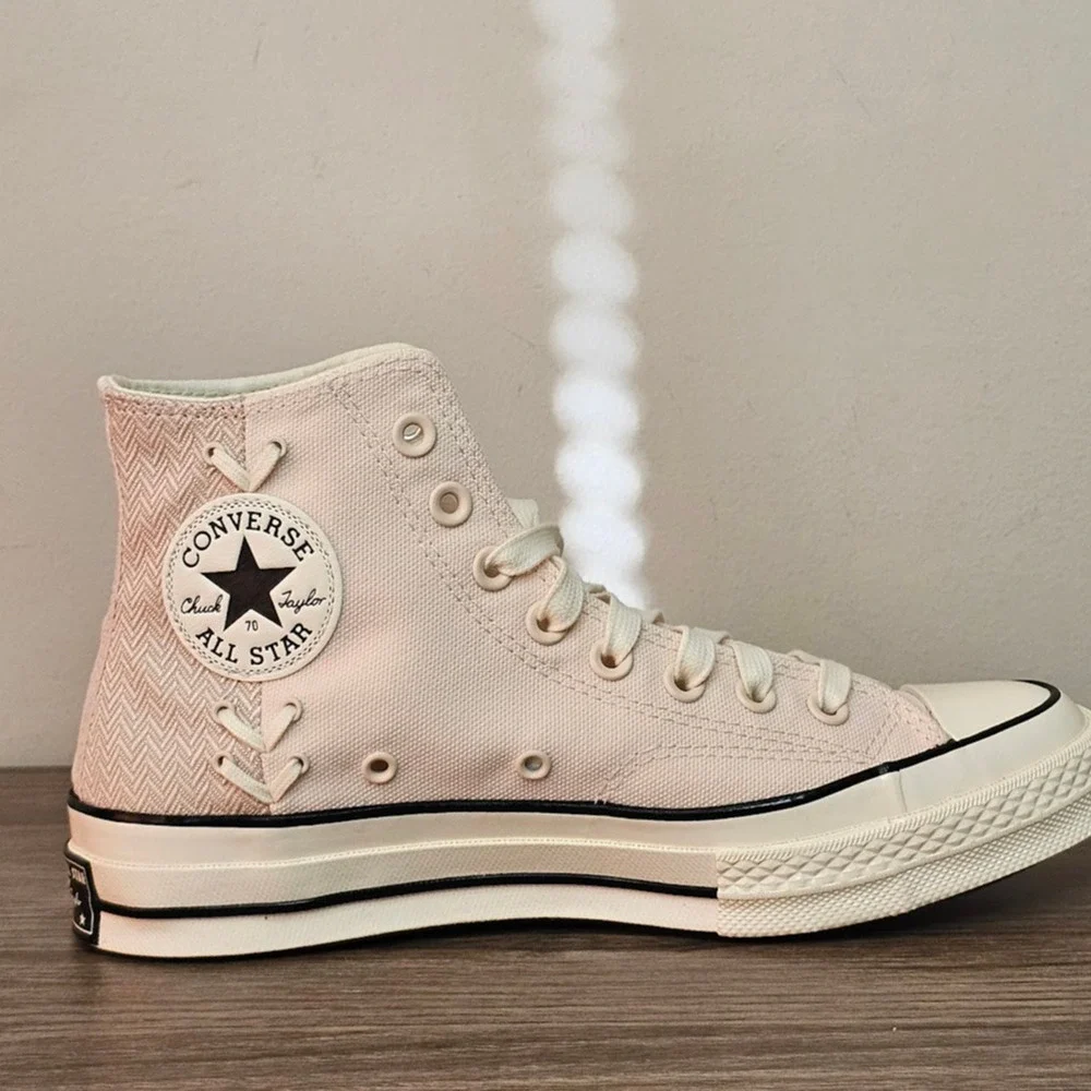Converse Unisex Chuck 70 Stitched Hi Tops Women's 8.5 Pale Petal NWT - Picture 4 of 10